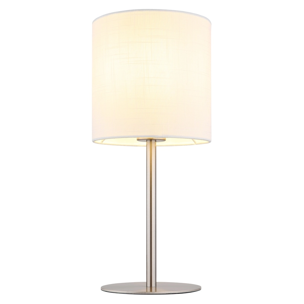 Table lamp Benson nickel with white cap Globo 9007371566402