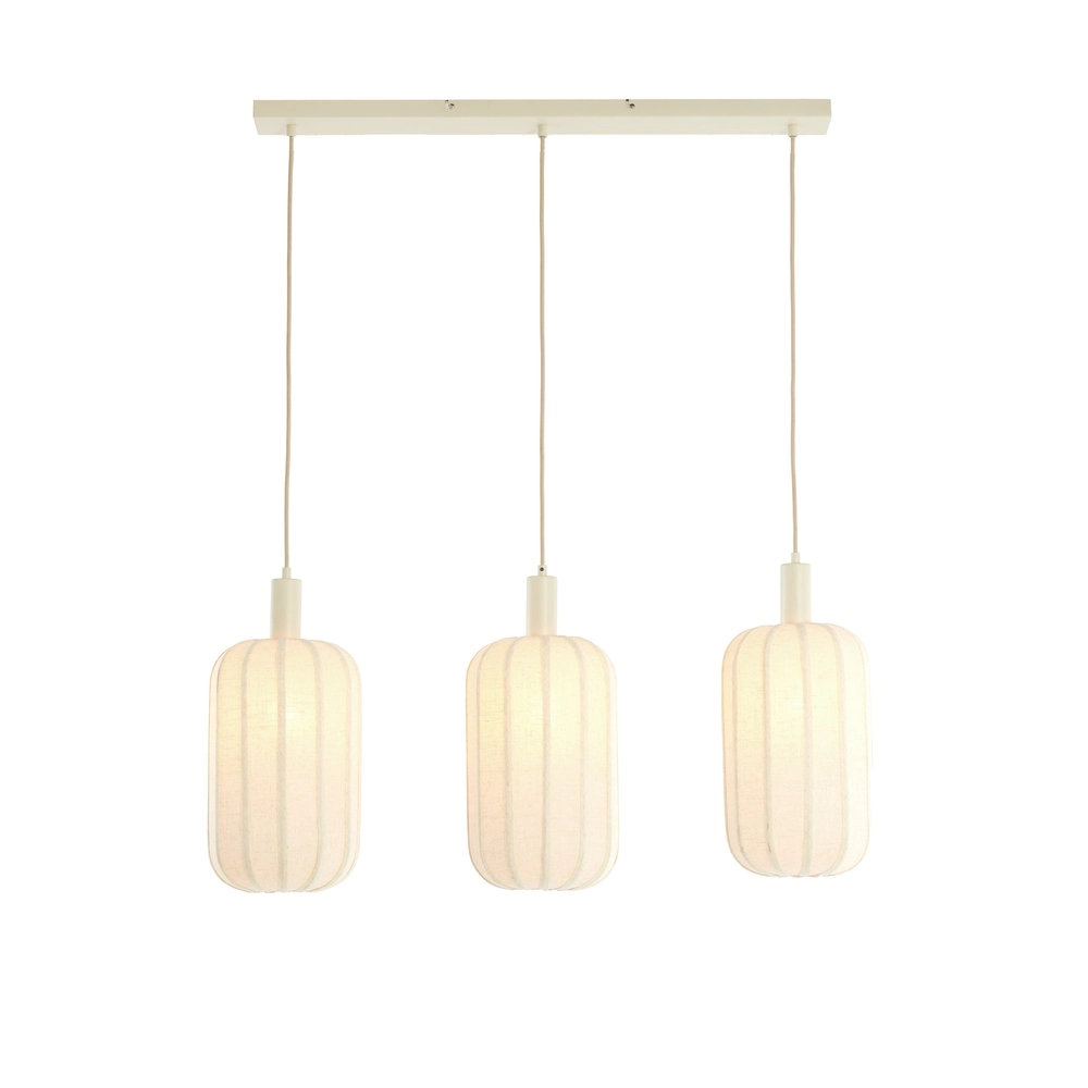 3L dining table pendant lamp Tufia linen cream Light & Living 8717807816735