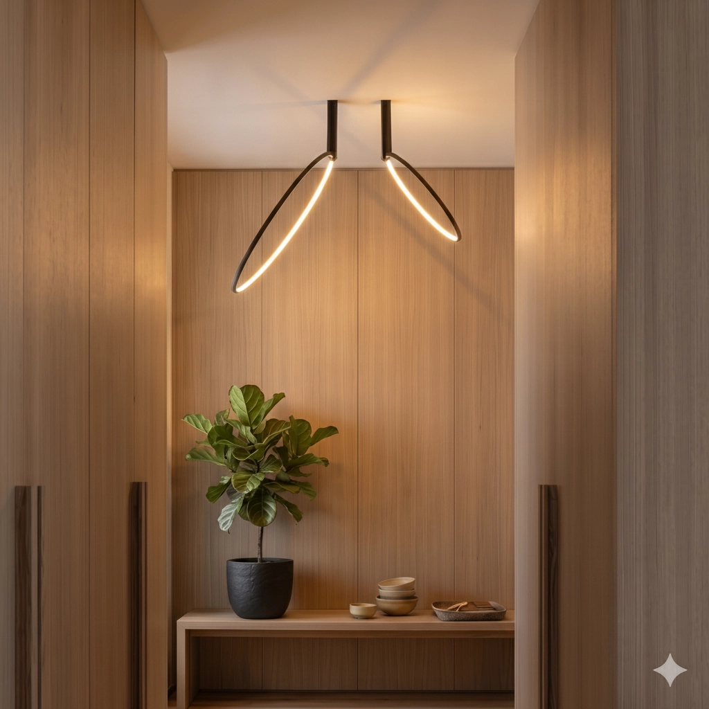 Design ceiling lamp Garve black Ø 40cm and Ø 60cm