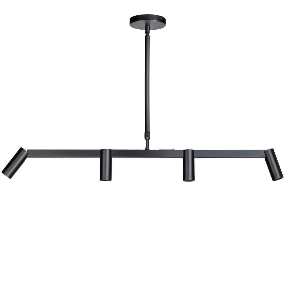 Sleek dining table lamp Miller 4-light black ETH 8720195303077