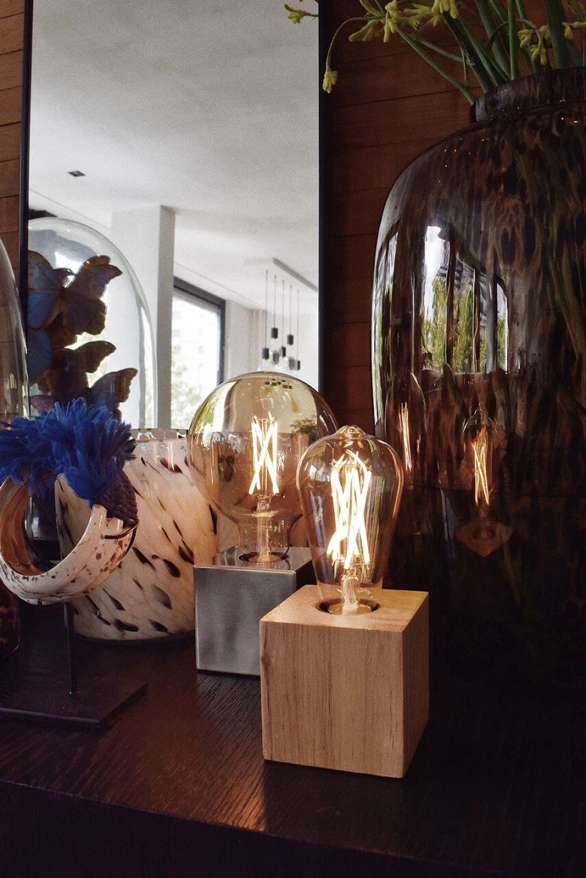 Wooden table lamp Calexa Circle 8712879148029