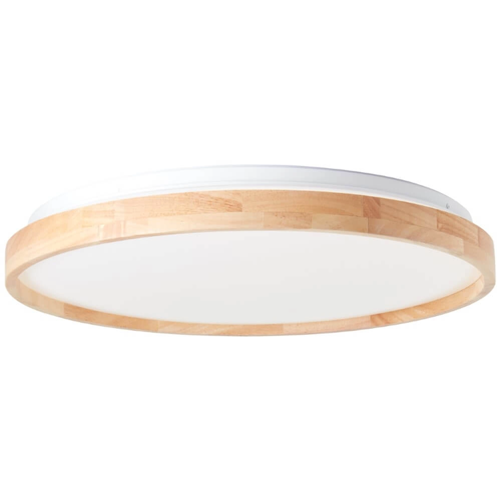 Ceiling lamp Alson Ø 49.5cm white with wood