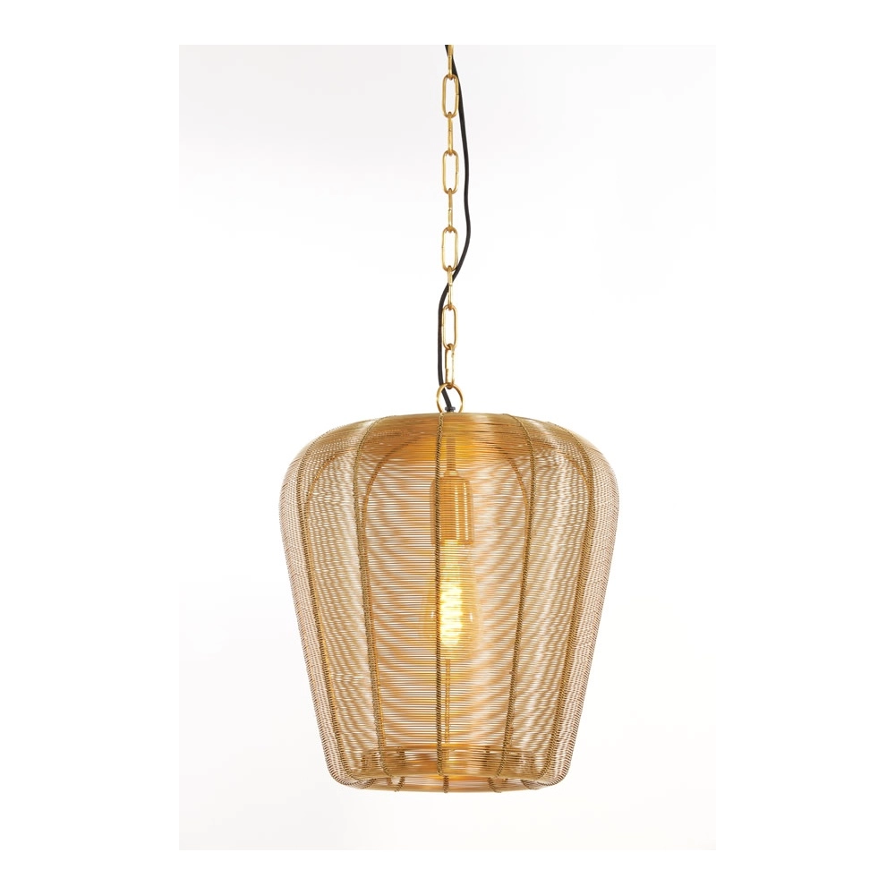 Golden pendant lamp Adeta Ø 31cm Light & Living 8717807601041