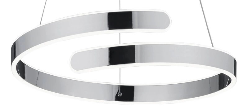Led pendant light Parma chromium Trio 4017807525700