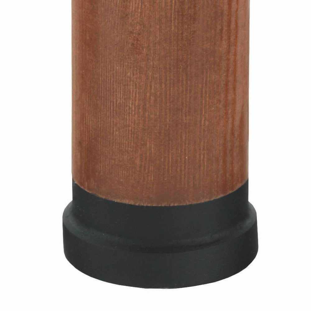 Rural terrace lamp Selhalm 85cm black with wood Franssen 7042891440667