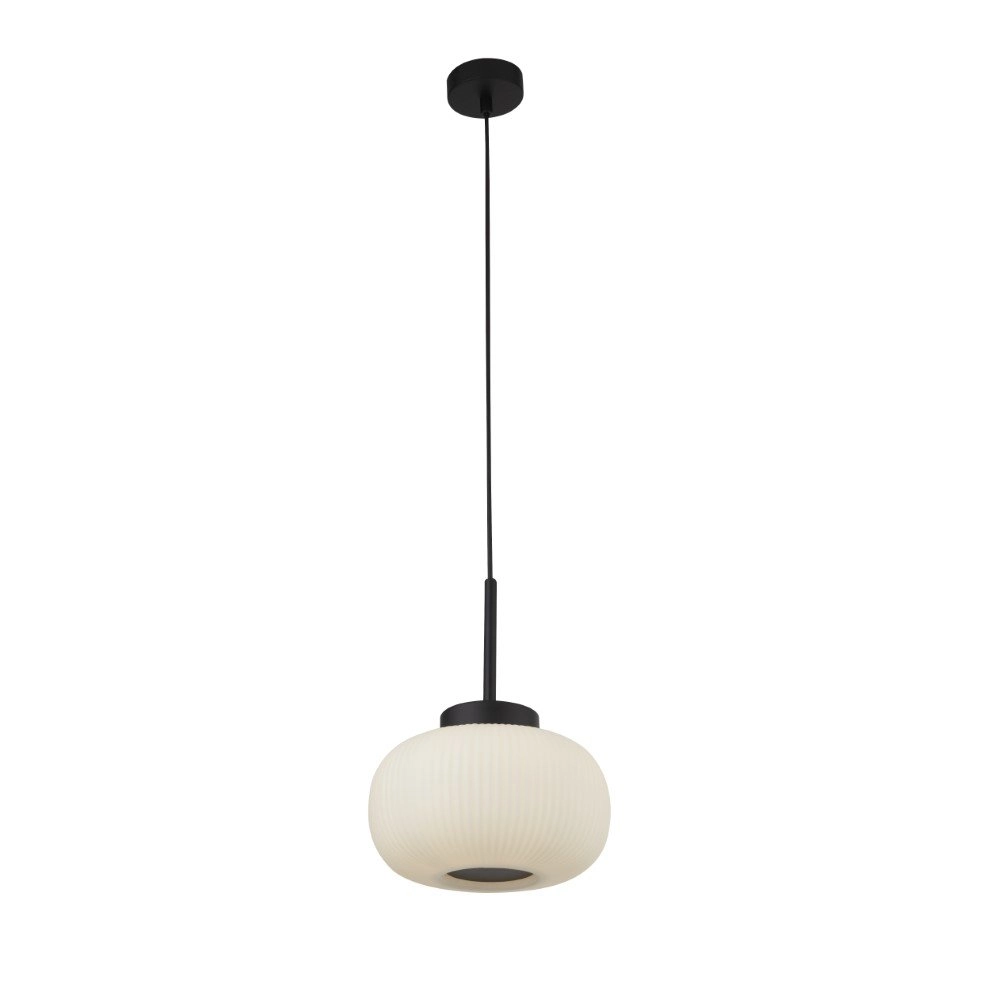 Glass pendant lamp Lumina Ø 24cm Searchlight 5053423164502