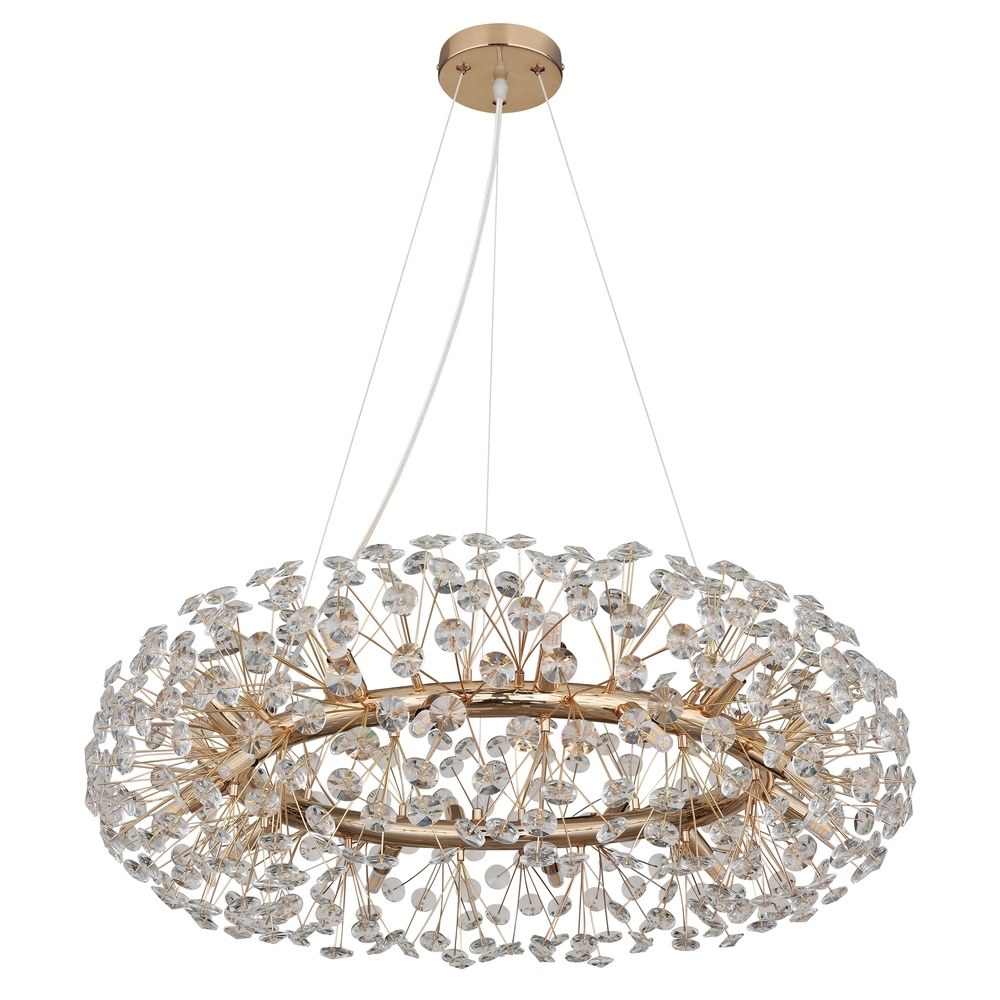 Pendant lamp Katrina gold Ø 80cm Globo 9007371475315