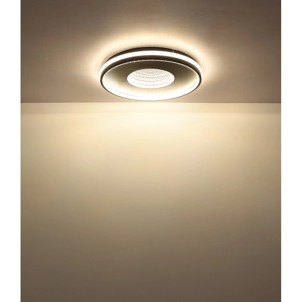Ceiling light Shirley black with crystal Globo 9007371575299