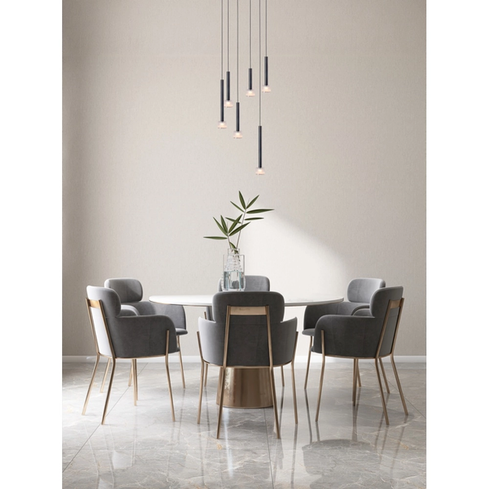 Led pendant light Fabro 6-lights - Dappled Oil Masterlight 8718121317069