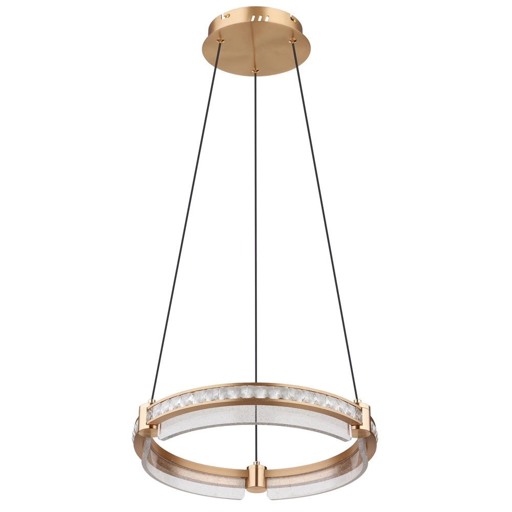 Pendant lamp Blondie Ø 40cm gold Globo 9007371449460