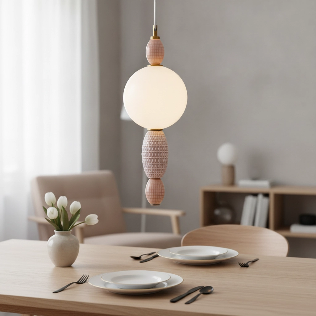 Pendant lamp Obrie S colored ceramic
