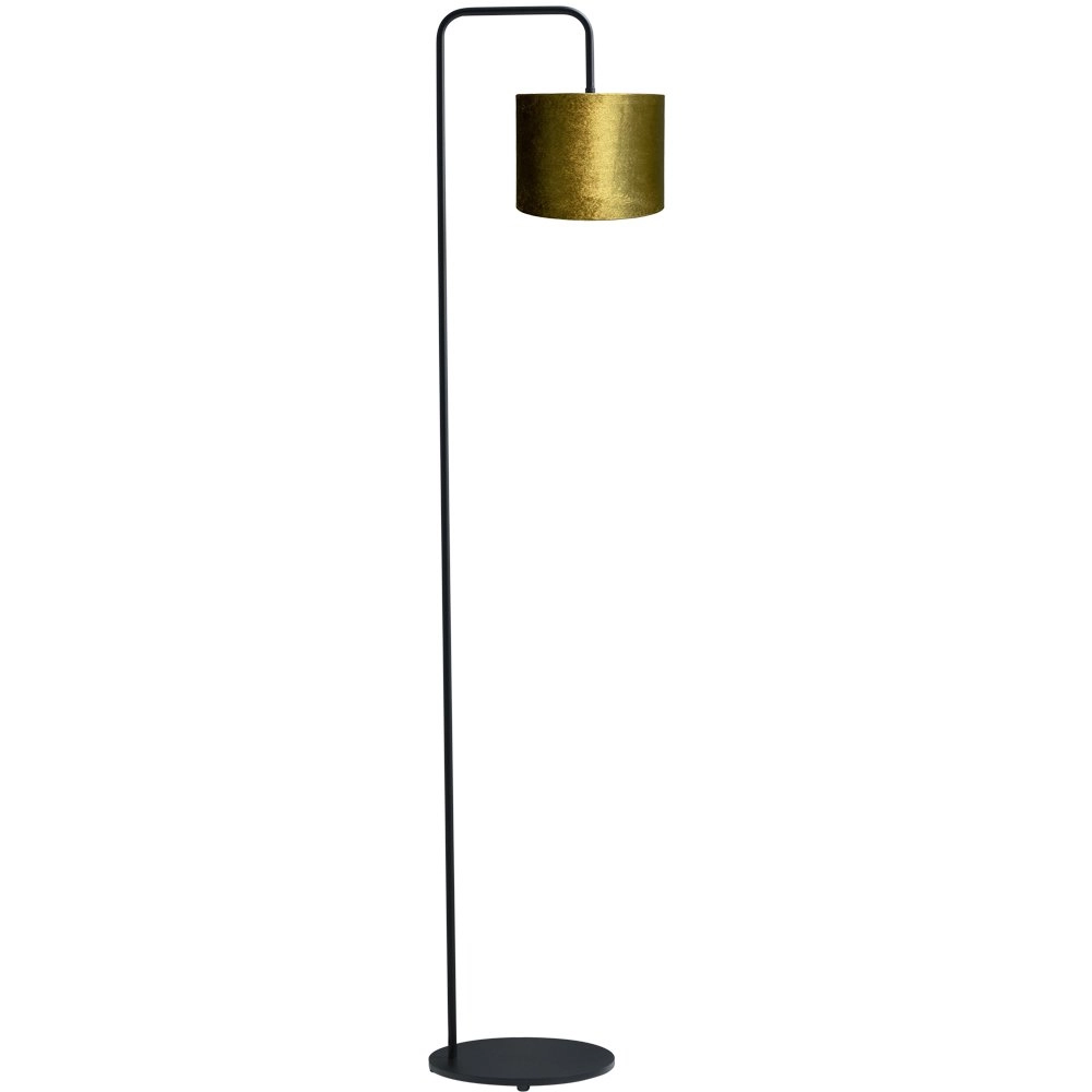 Floor table lamp Venus 152cm with olive green lampshade