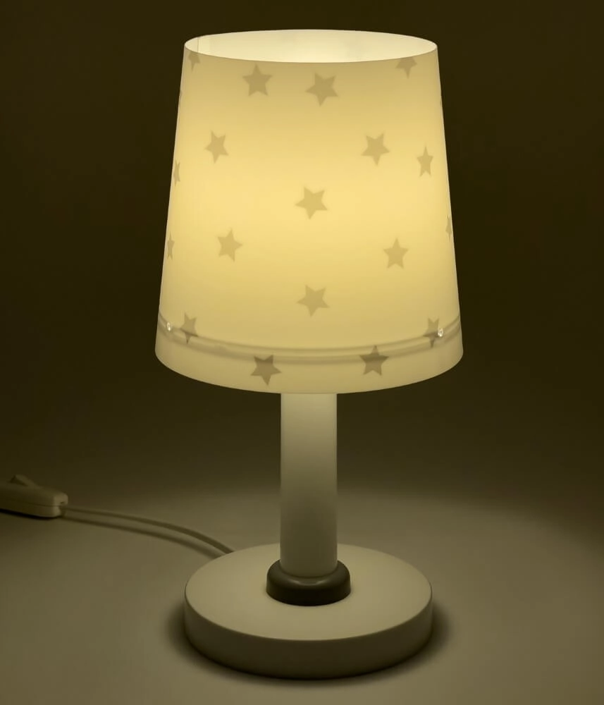 Children's room table lamp Star Light soft gray Dalber 8420406001395