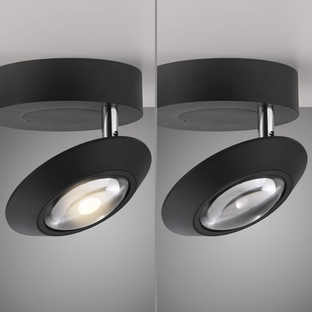 Led ceiling spot Pure Oculis black pearl Paul Neuhaus 4012248397053