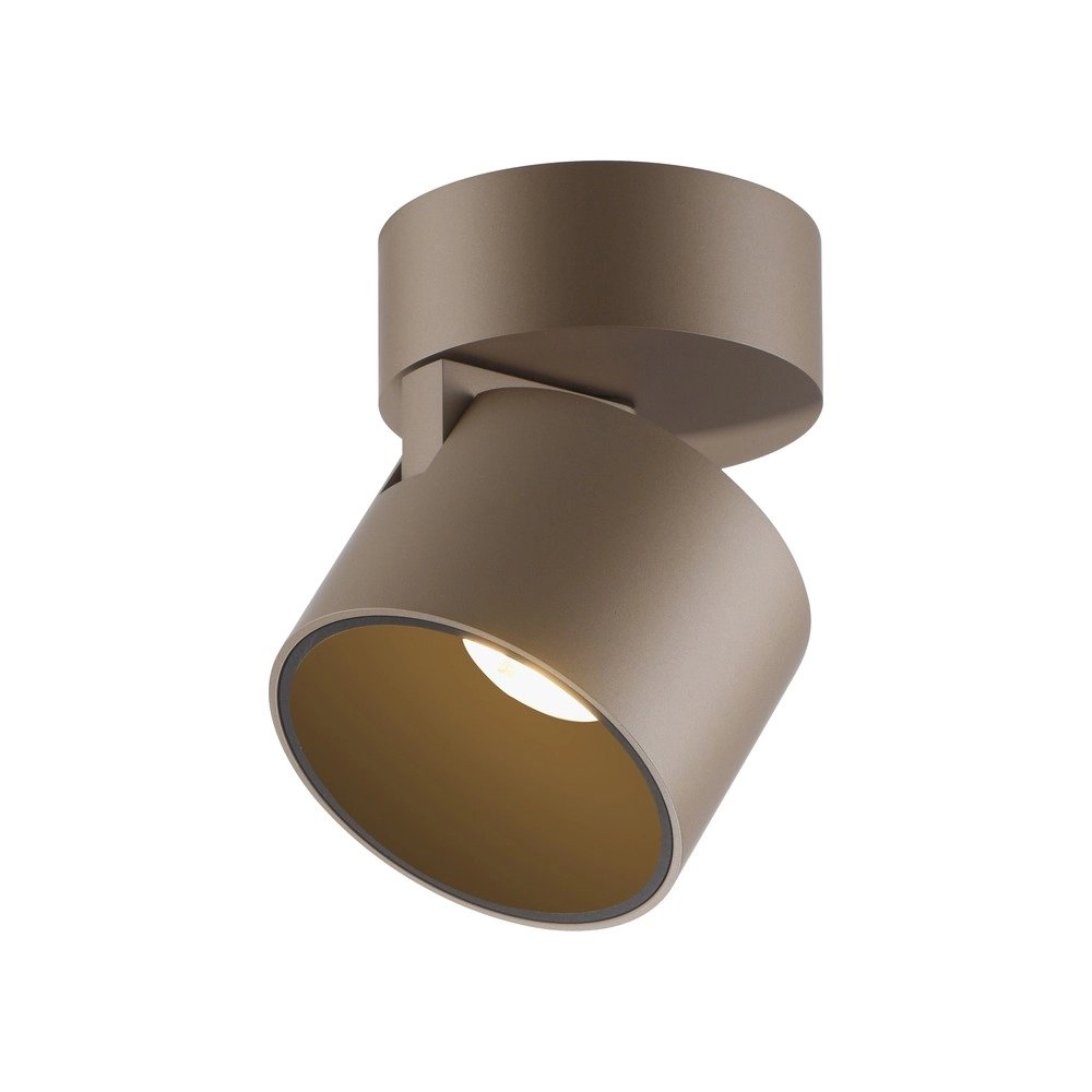 Sleek surface-mounted spot Pure Cup Bronce Paul Neuhaus 4012248395592