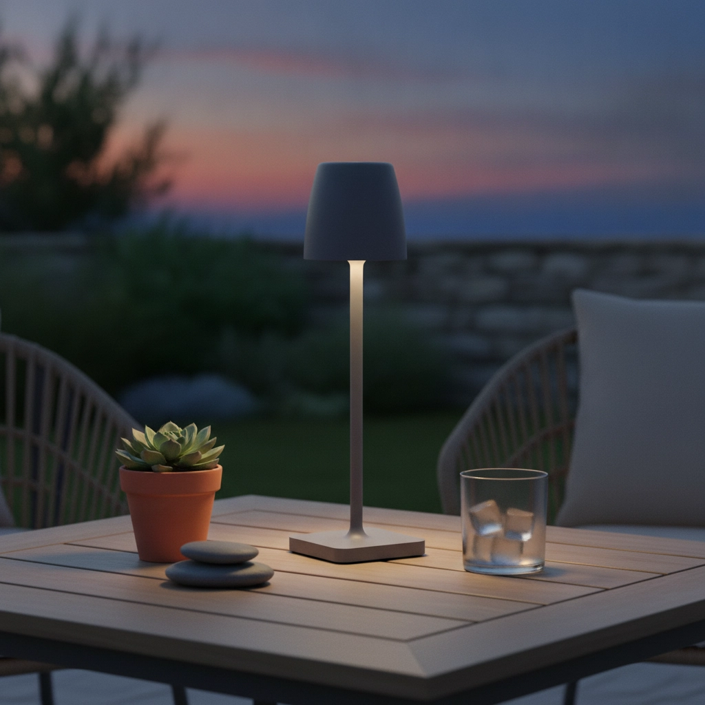 Table lamp Colt Grey rechargeable
