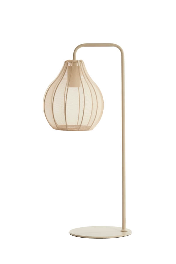 Cream table lamp Elati Ø 20cm japandi Light & Living 8717807702694