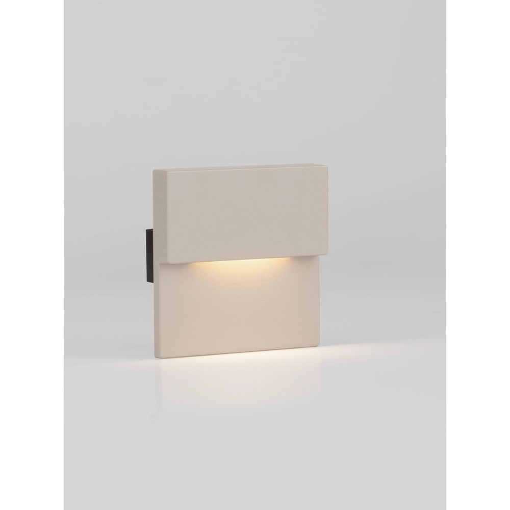 Recessed wall lamp Dan sand brown 3000K Lyora 5212017497512