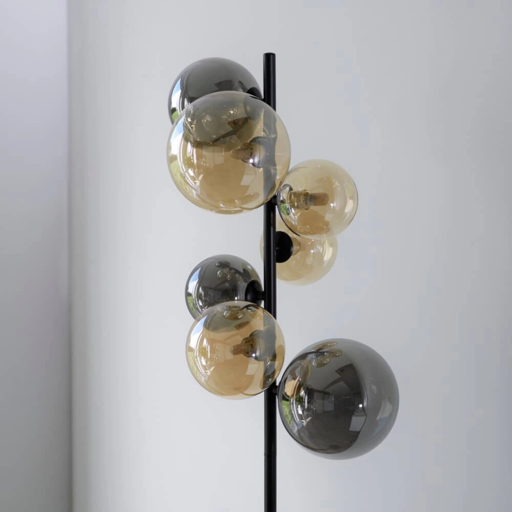 Black floor lamp Popsicle design Paul Neuhaus 4012248375532