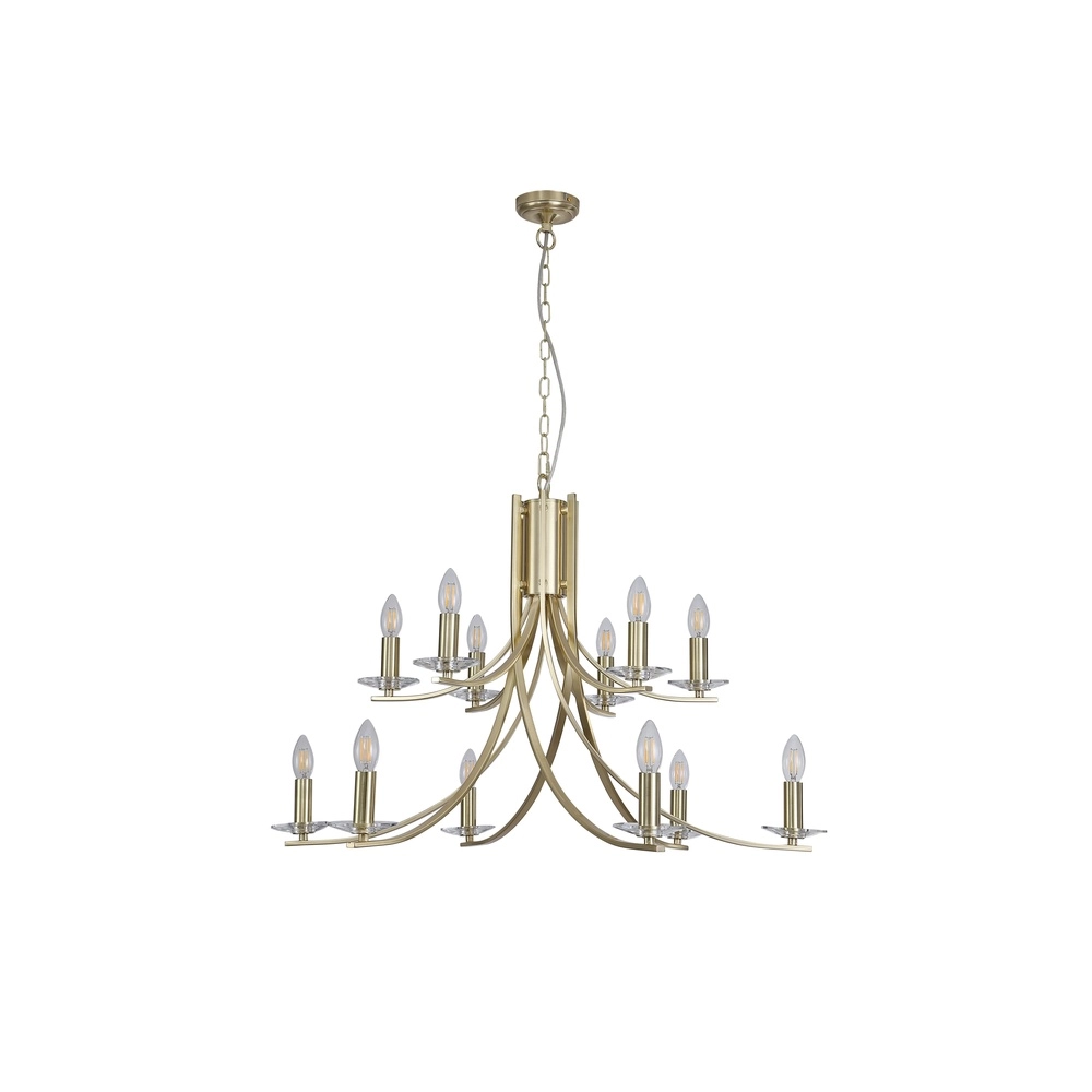 Chandelier Ascona 12-light Searchlight 5053423303680