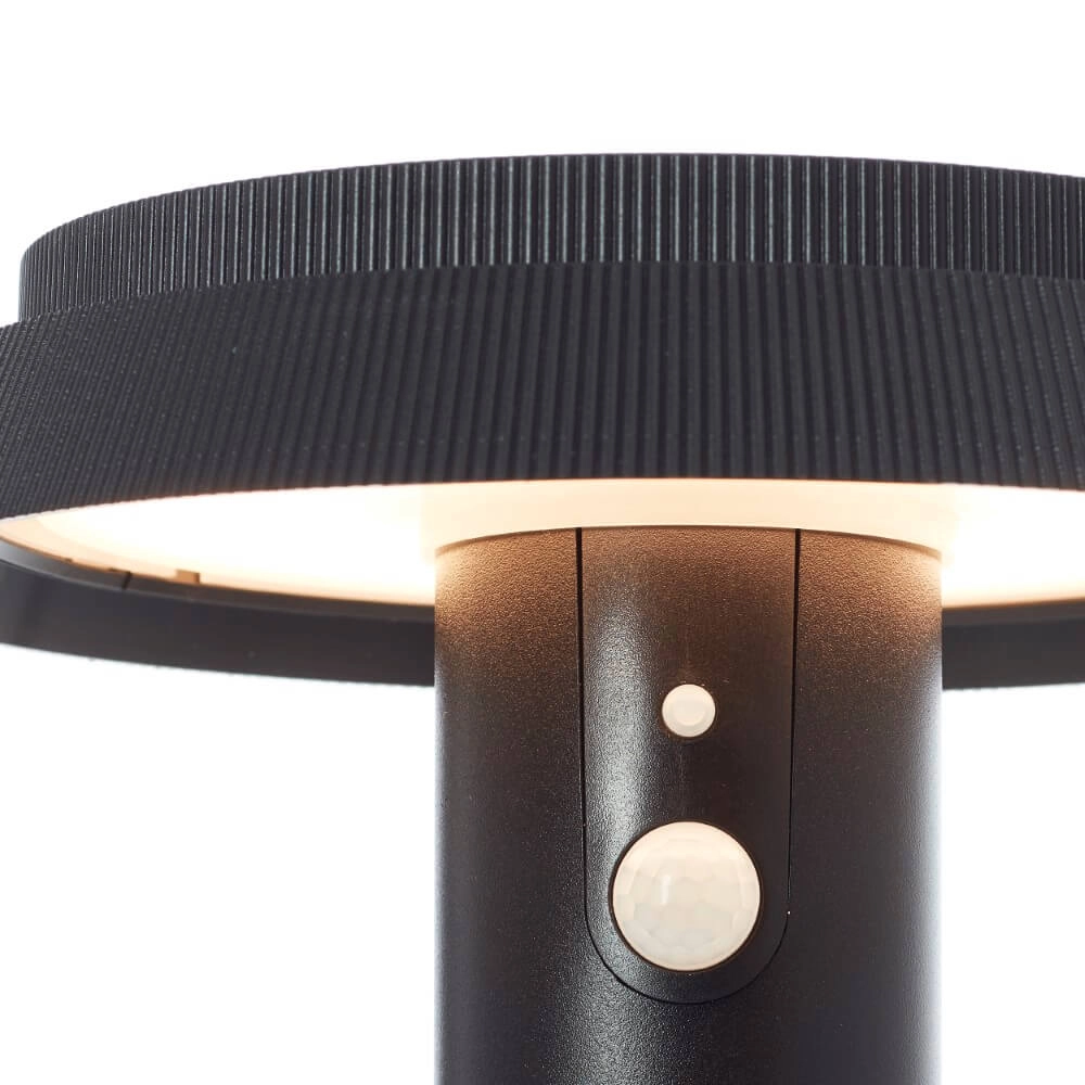 Floor lamp Alvero Black with sensor Brilliant 4004353437847