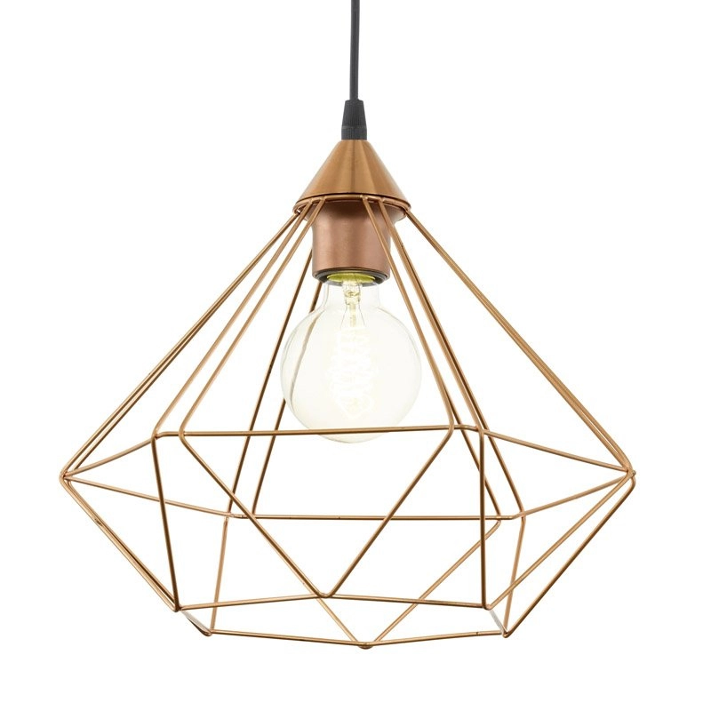 Pendant lamp Tarbes 32cm copper