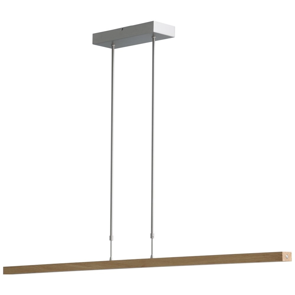 Hanging lamp Oak nickel with wood 134cm Masterlight 8718121183541