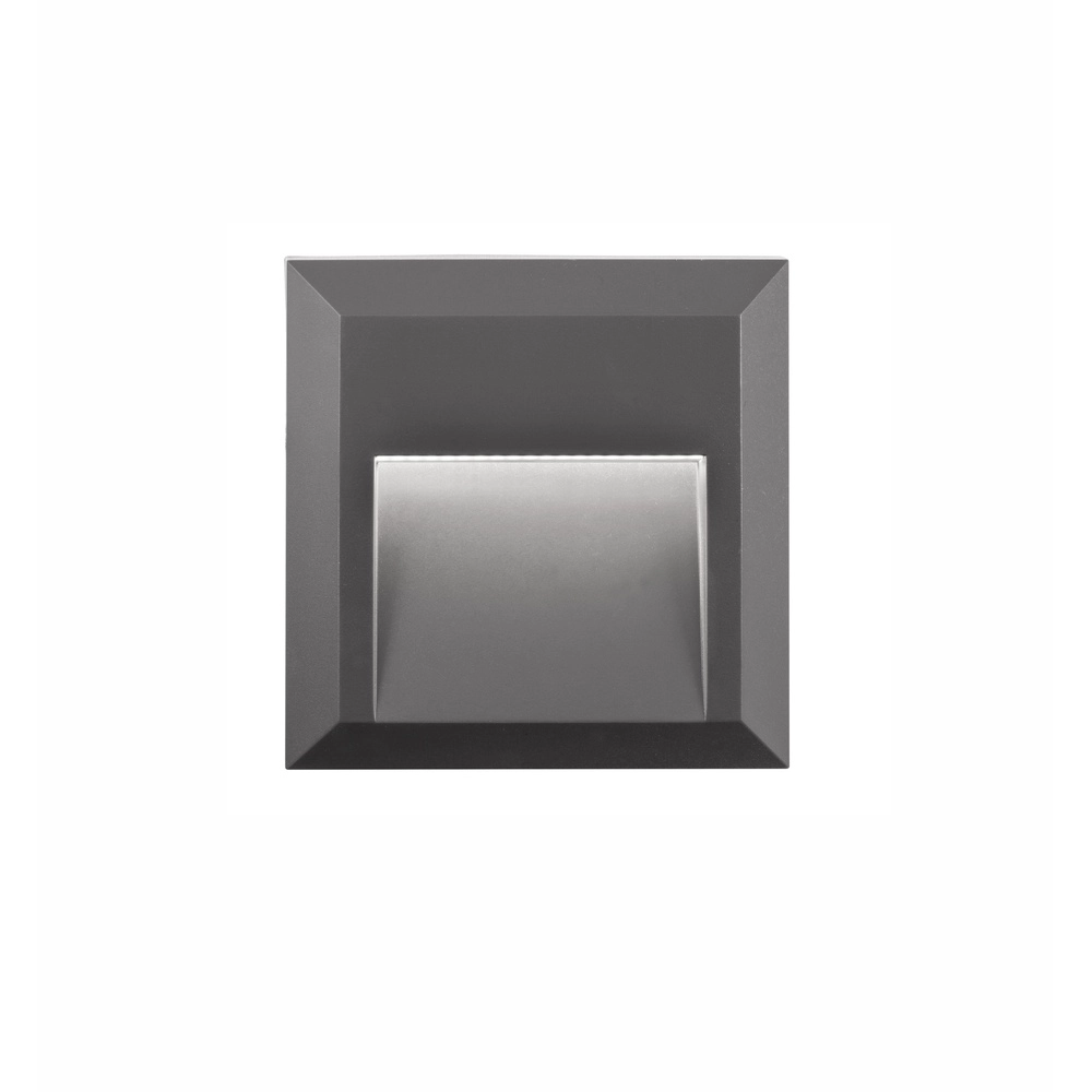 Square wall lamp Pulsar grey