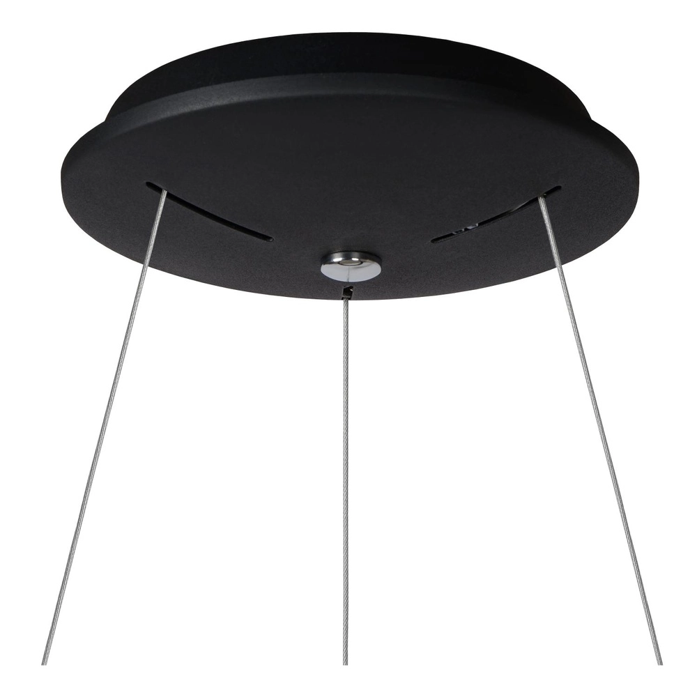 Pendant lamp Talowe Led Ø 60cm black Lucide 5411212460707