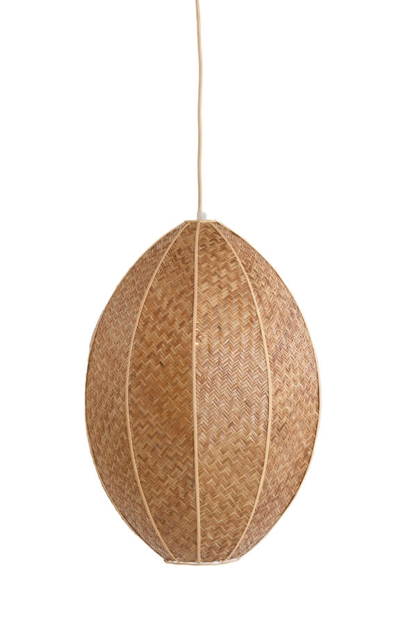 Japandi pendant lamp Milatos Ø 38cm