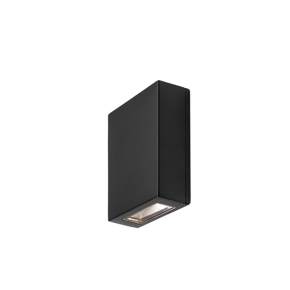 Sleek wall spotlight Vara Black Up & Down GardenLights 8719979284817