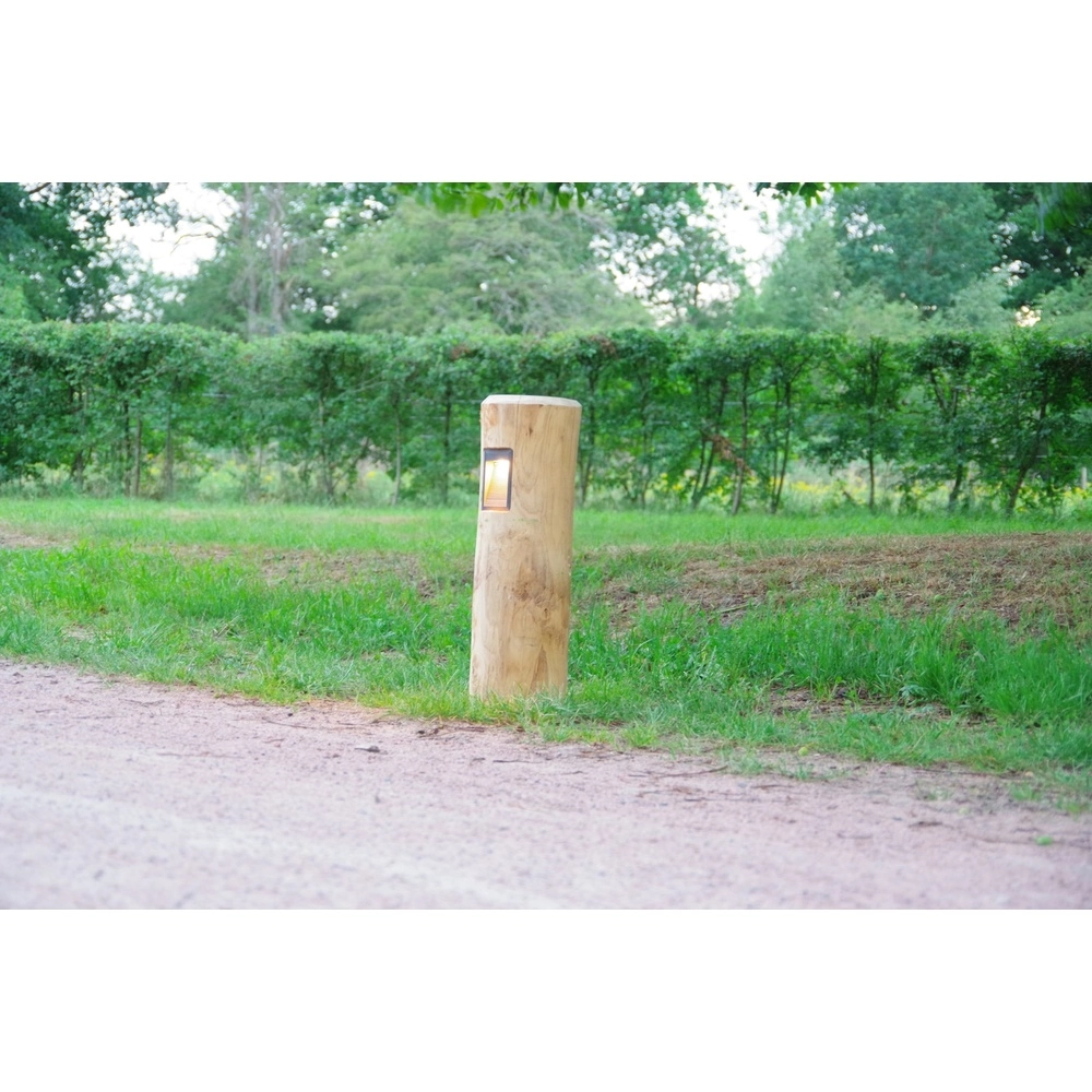 Wooden path lighting Piatto Chestnut - 65cm - 2700K Timberlab 8716803514027
