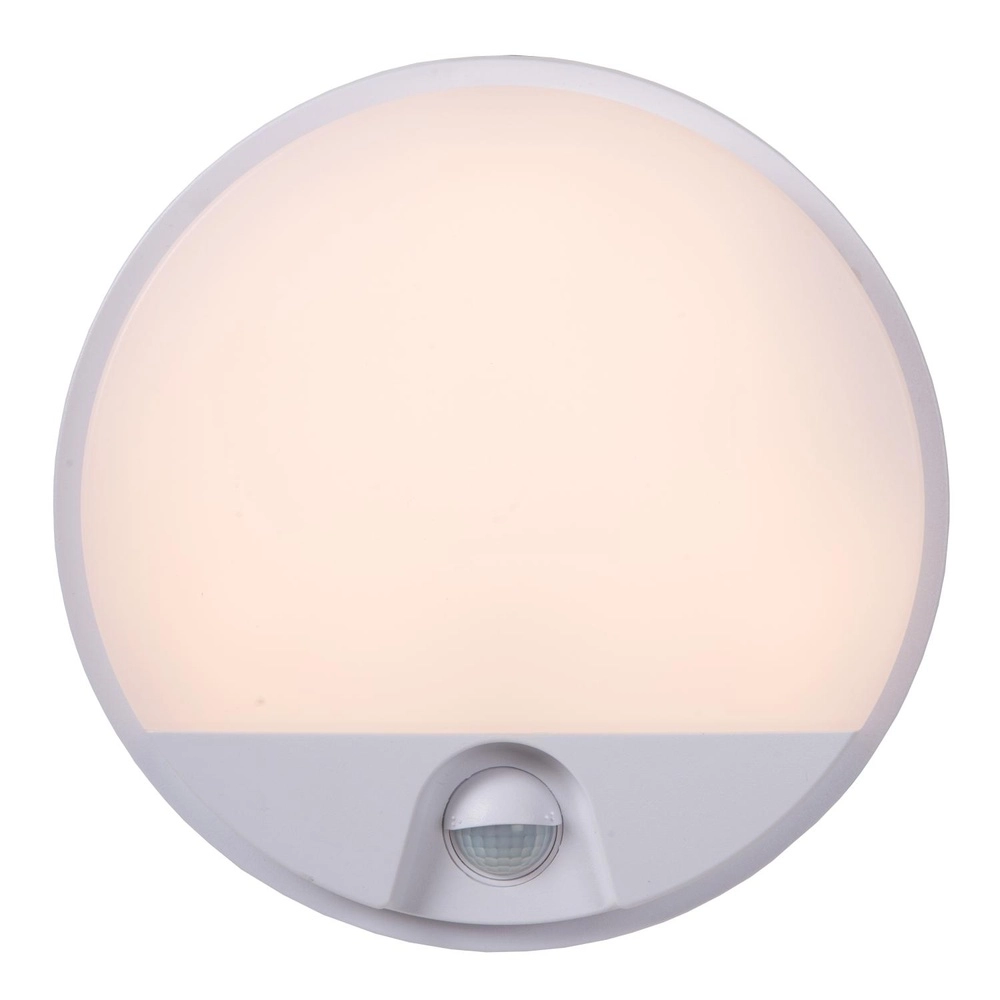 Sleek wall lamp Hups Ir Ø 21cm white with sensor Lucide 5411212221582