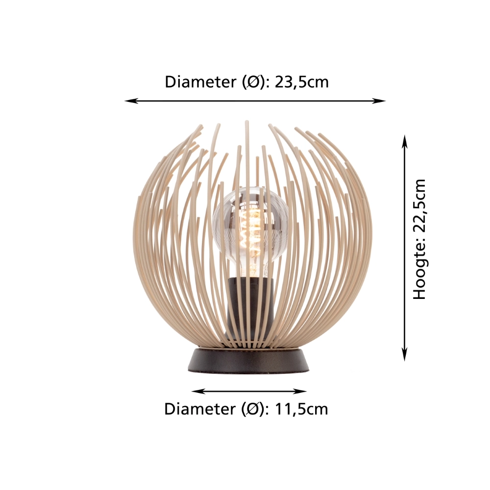 Design table lamp Alhabia sand brown Stars of Light 9008606353132