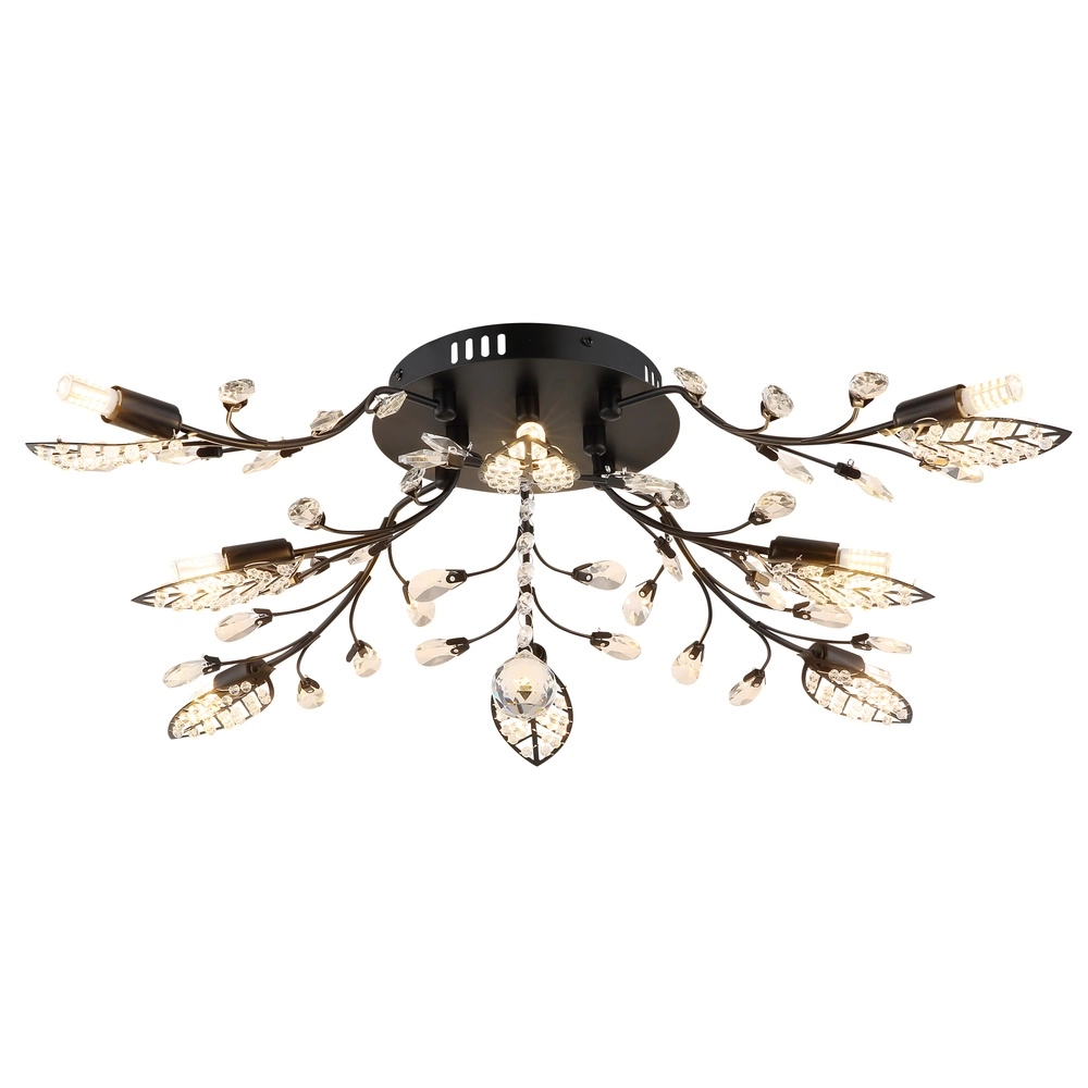 Classic ceiling lamp Janis Black