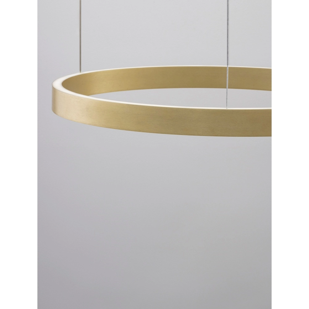 Golden pendant lamp Elowen design Ø 60cm Lyora 5212017439062