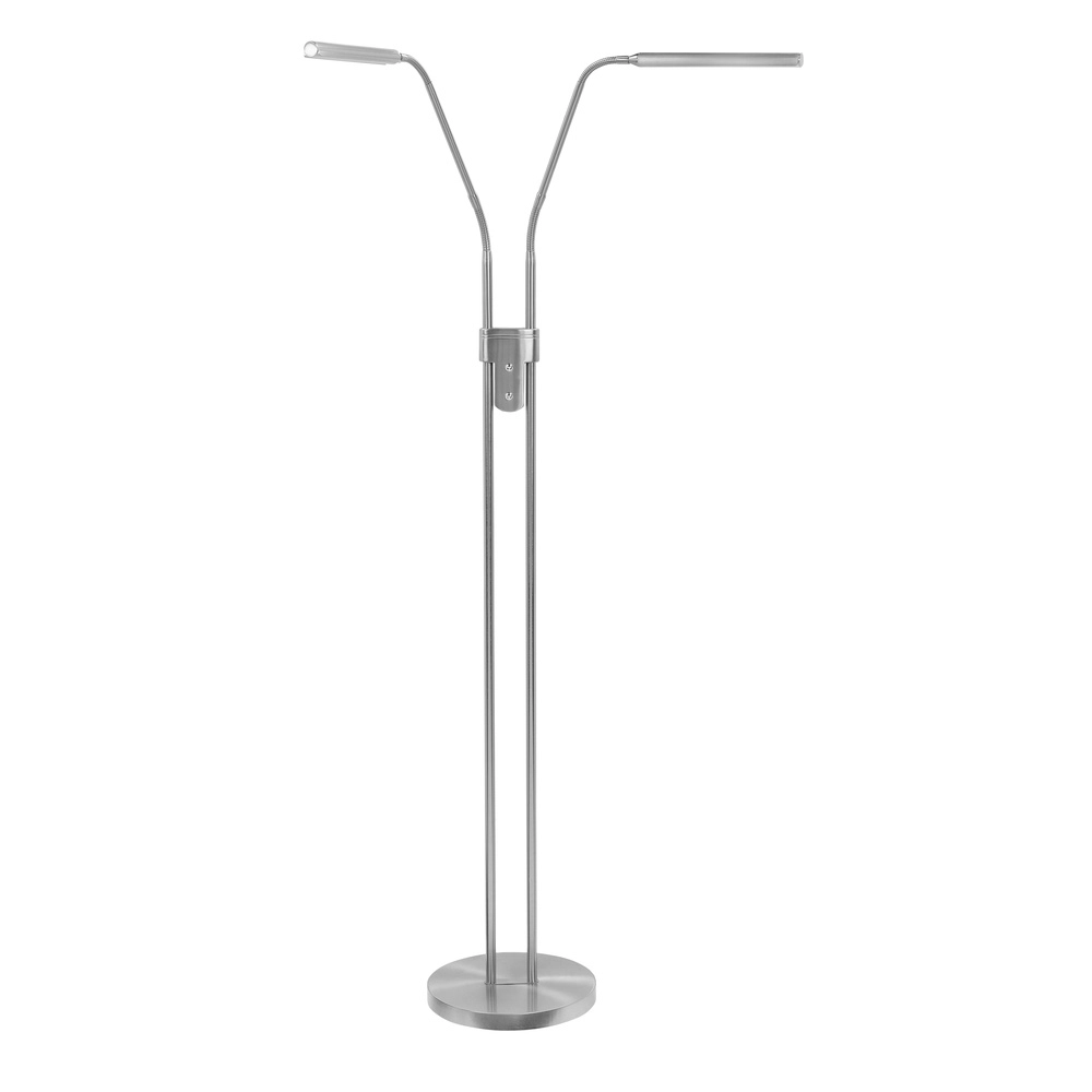 Design reading lamp Murcia nickel 2-light