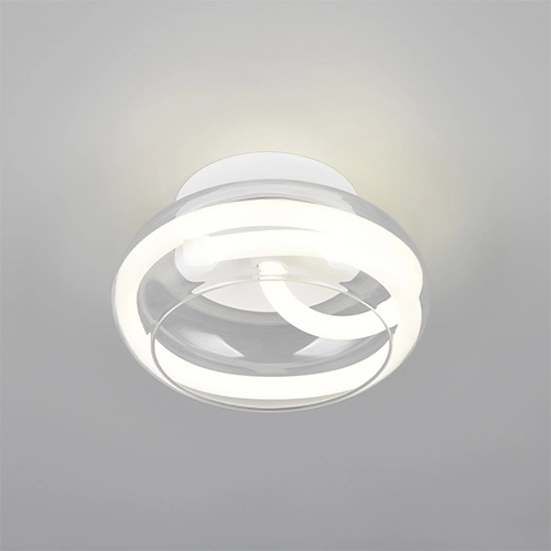 Design wall lamp Tarsia white Ø 21.5cm Trio 4017807683301