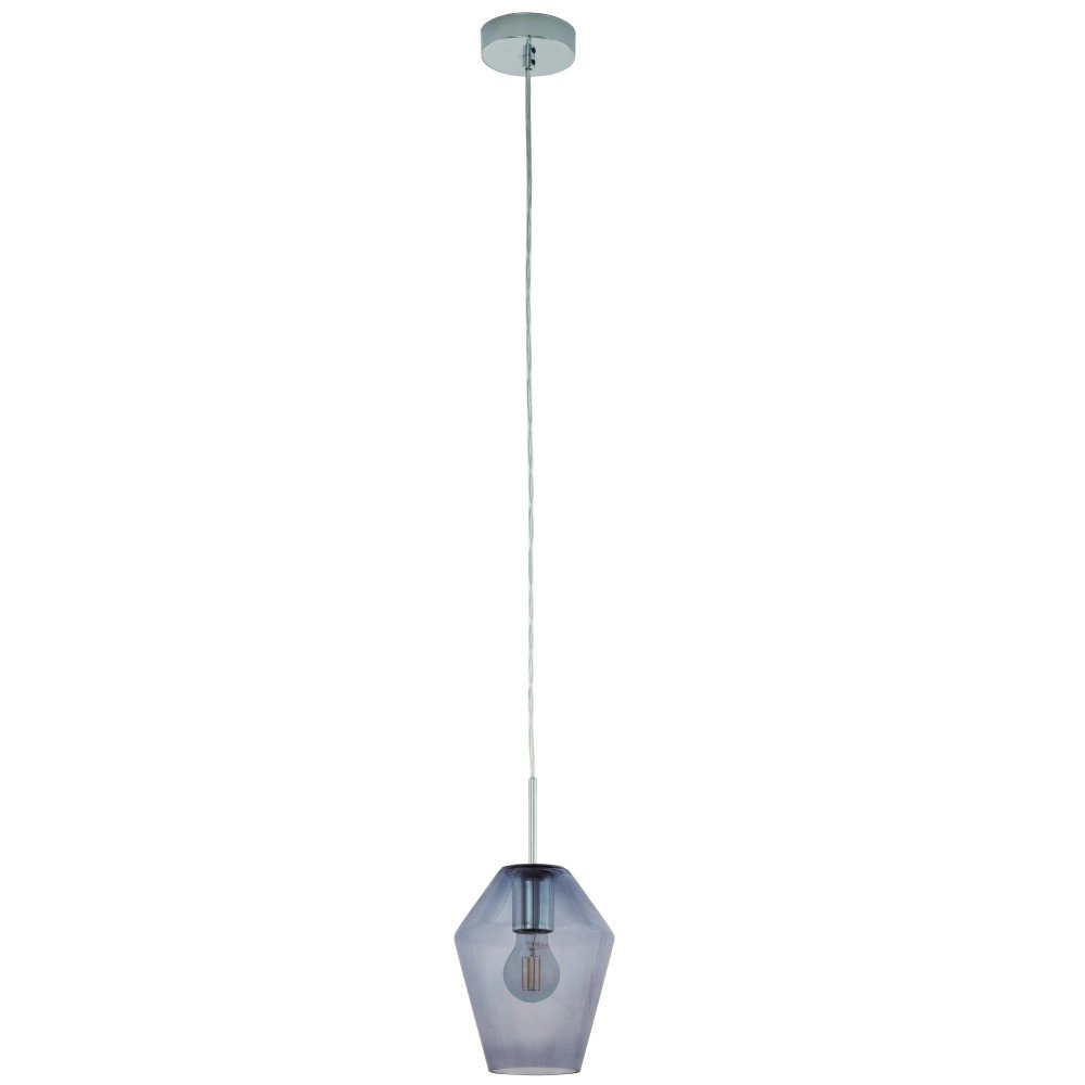 Pendant lamp Murmillo chrome with smoke Eglo 9002759967734