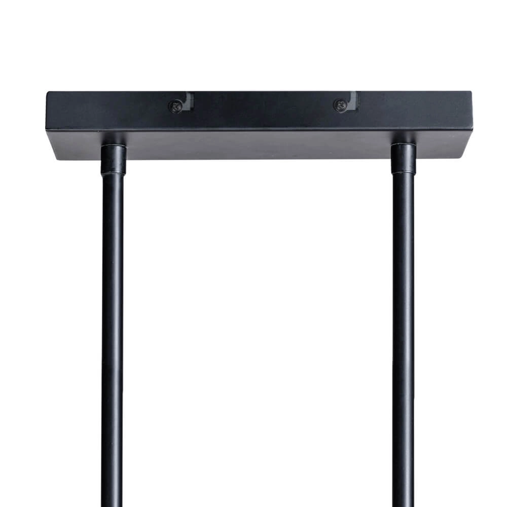 Sleek dining table lamp Miller 6-light black ETH 8720195303084