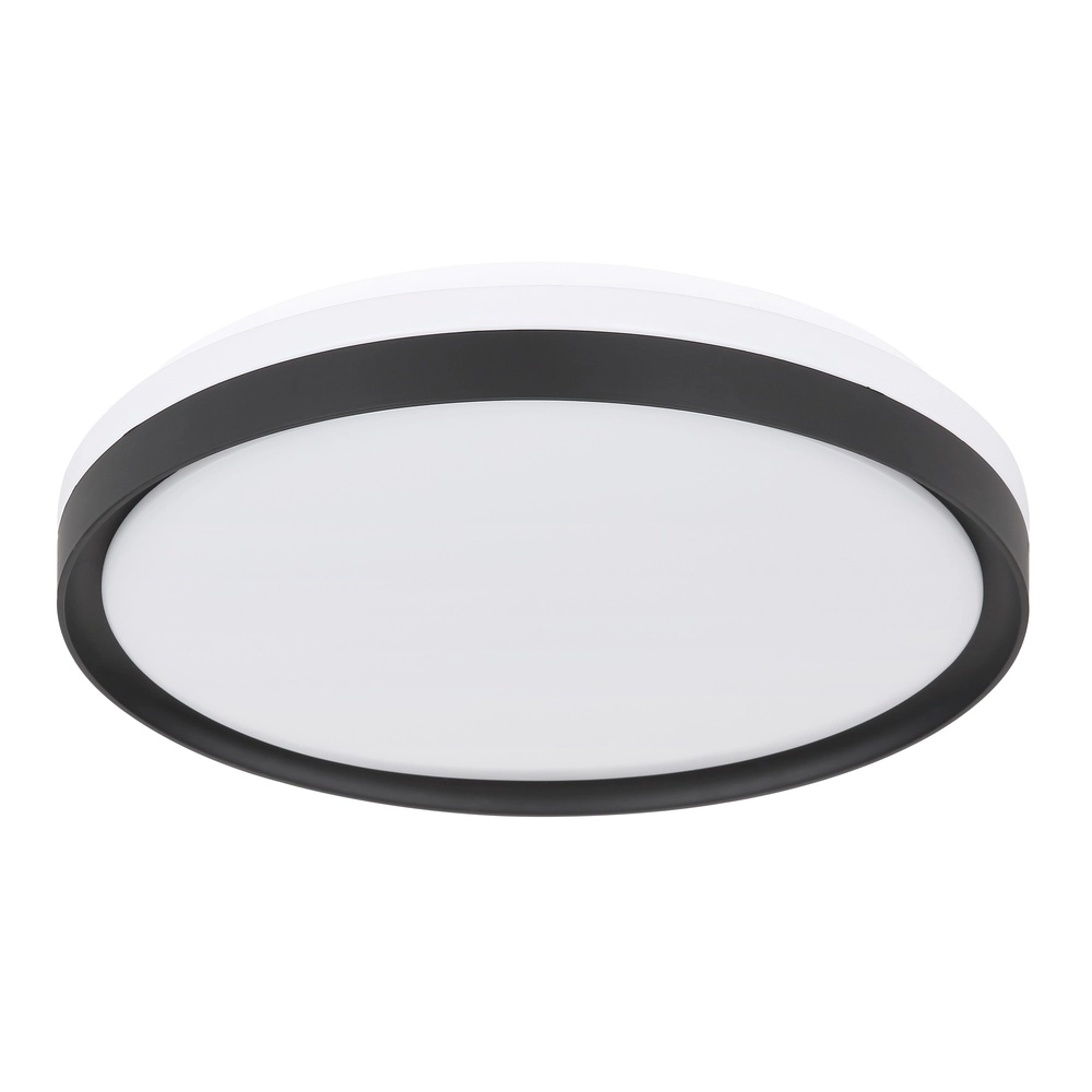 Ceiling light Sonny black with white Ø 39cm Globo 9007371424832