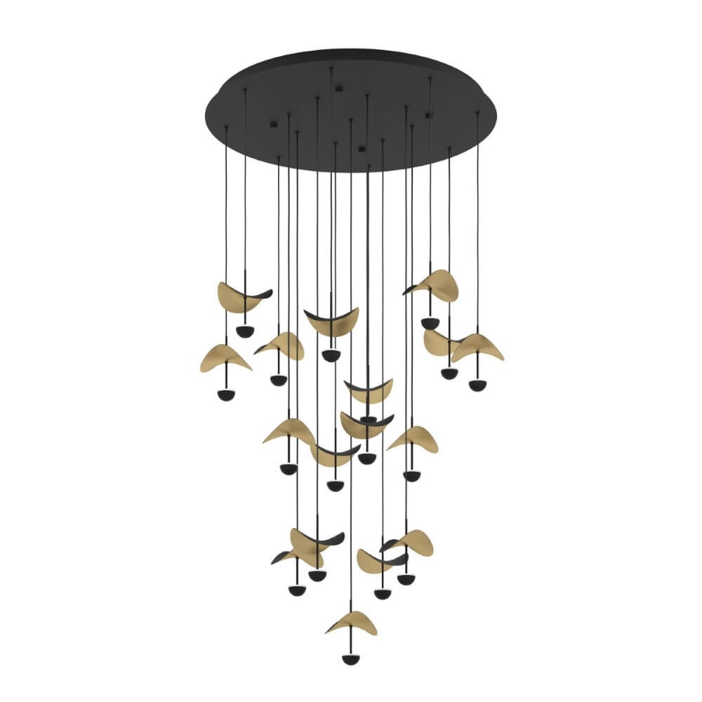 Black with gold hanging lamp Dracera Stars of Light 9008606270552