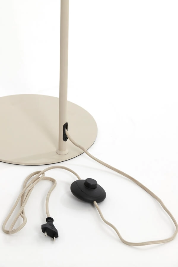 Cream floor lamp Elati Ø 29cm japandi Light & Living 8717807702700