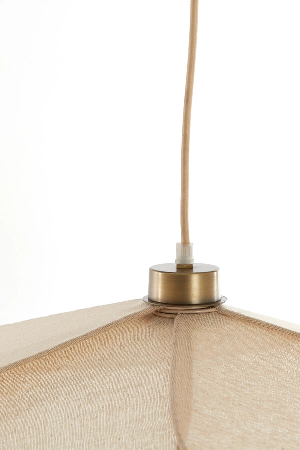 Pendant lamp Fyano flower cream Ø 79cm Light & Living 8717807706692