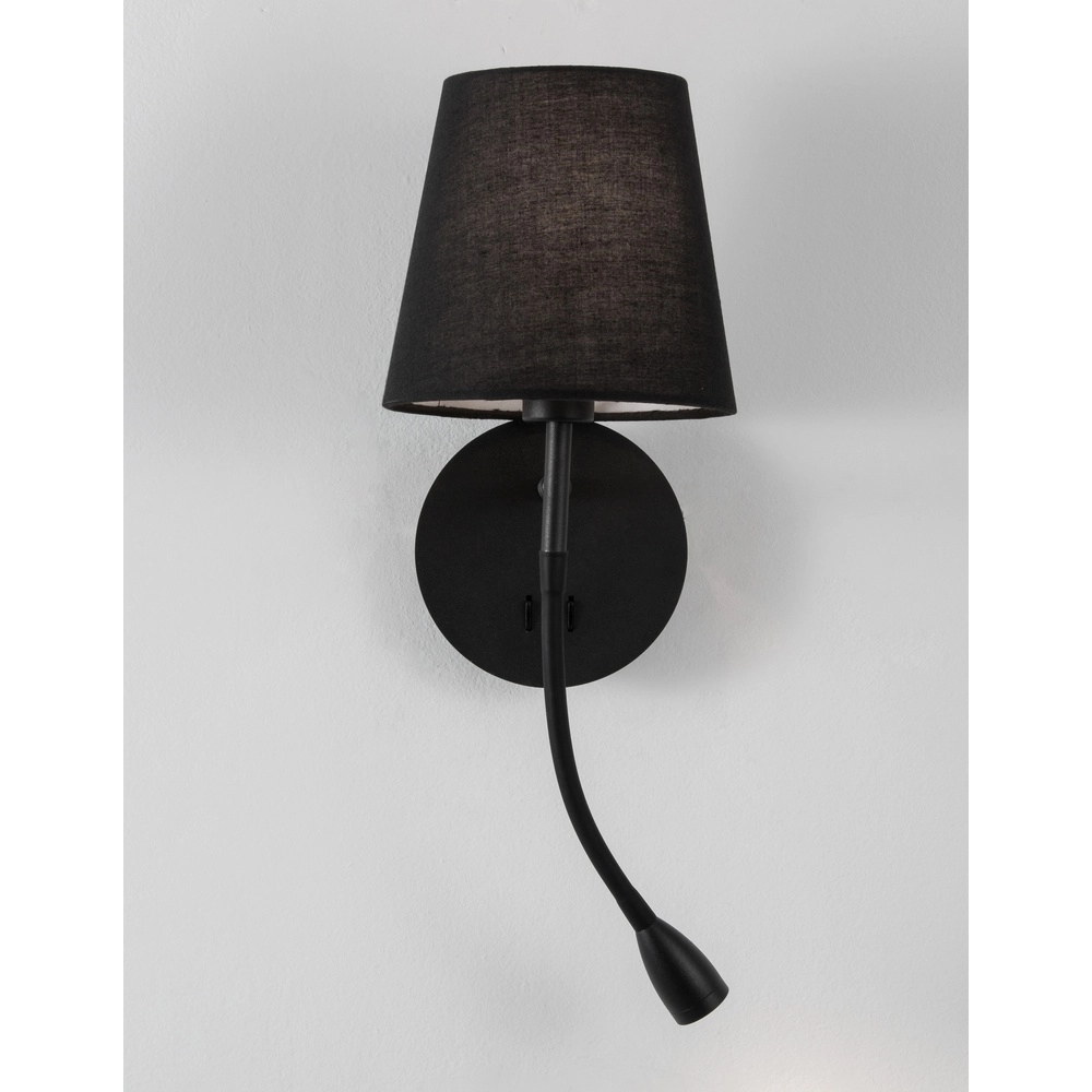 Bedside lamp Nia black Lyora 5212017427120