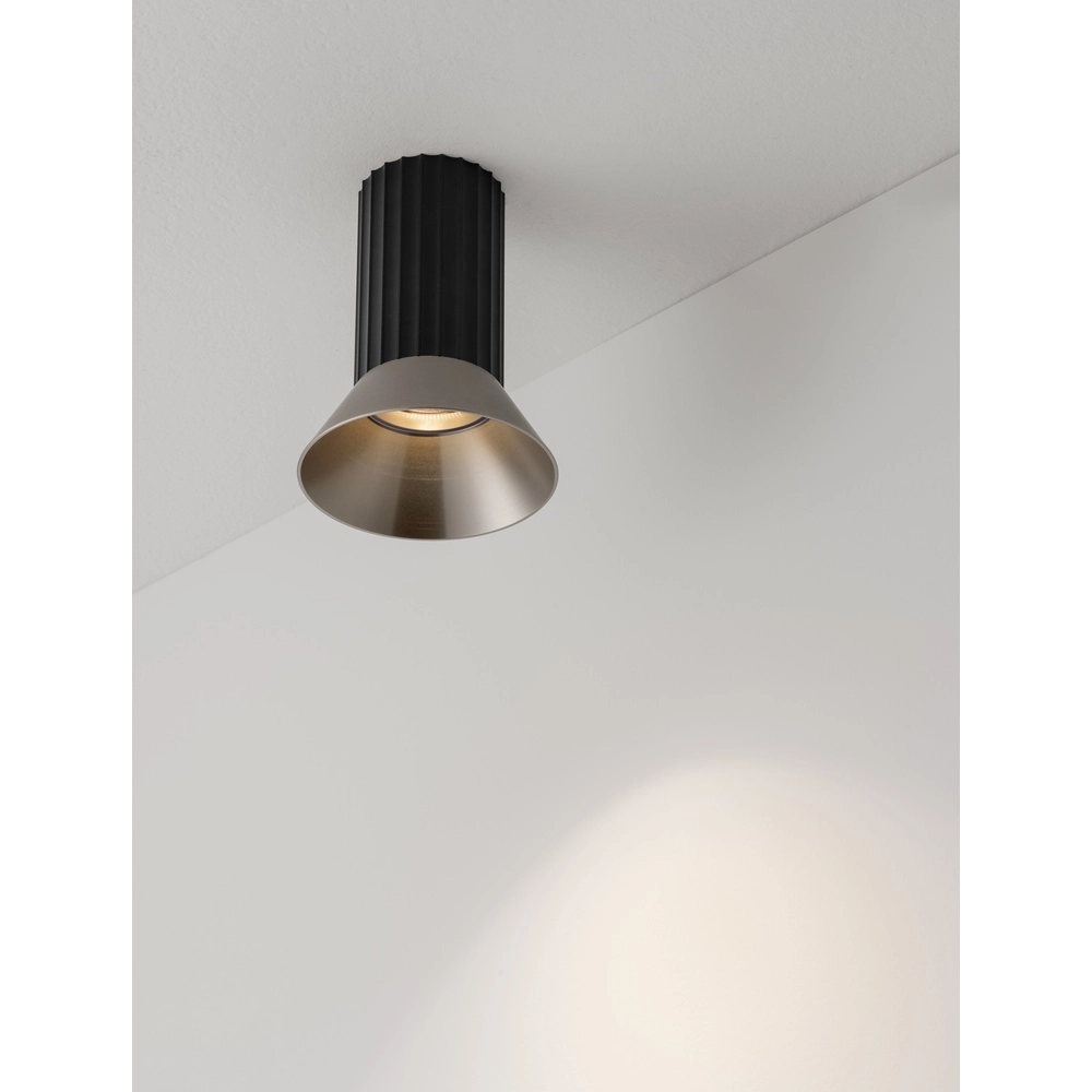 Ceiling spotlight Luvia black with bronze
