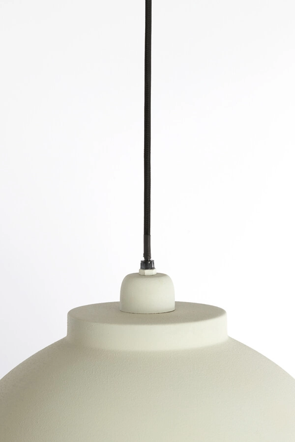 Japandi pendant lamp Kylie cream Ø 45cm Light & Living 8717807711825