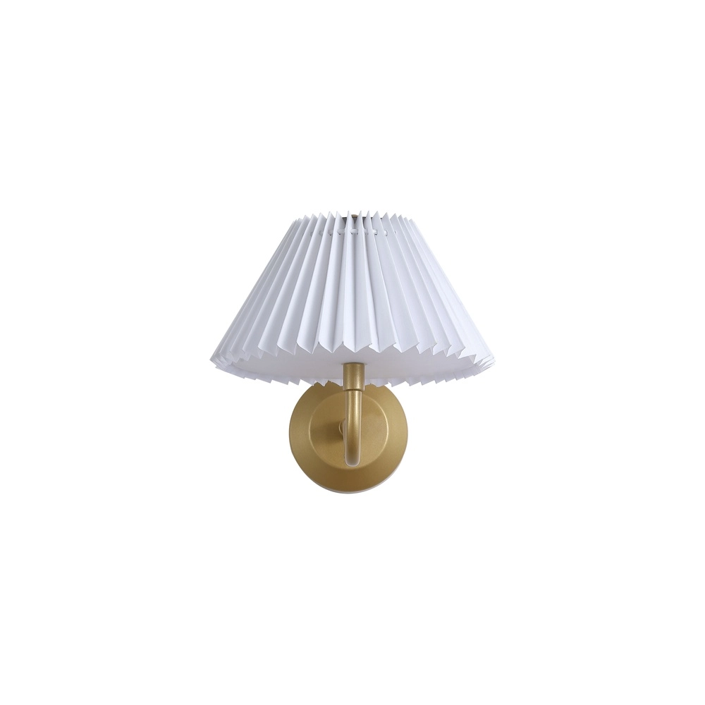 USB Rechargeable Wall Lamp Danish Gold with white Searchlight 5053423298375