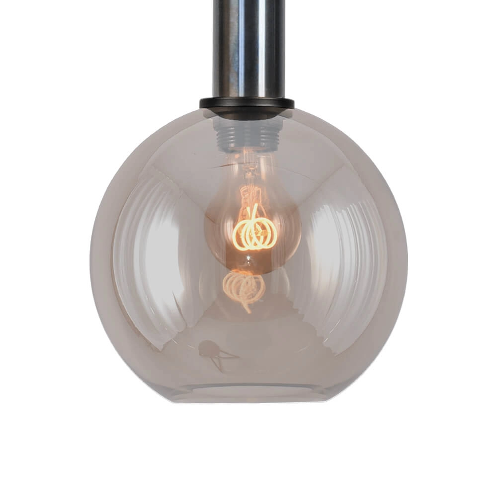 Hanging lamp Ø 20cm Bella 2 Dappled oil with gold glass Masterlight 8718121334165