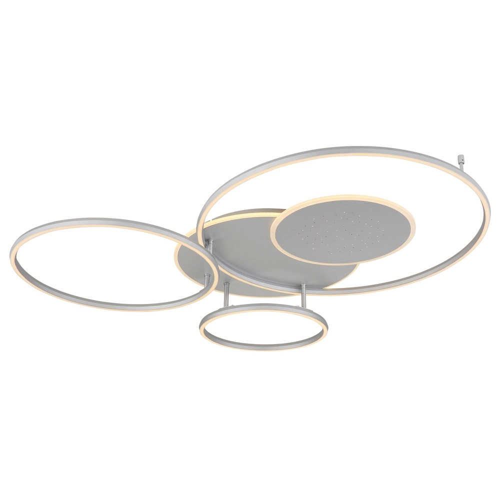 Silver Grey Ceiling Lamp Johnson Modern Globo 9007371580552